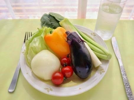 1日350gの野菜摂取の目安となる野菜の量