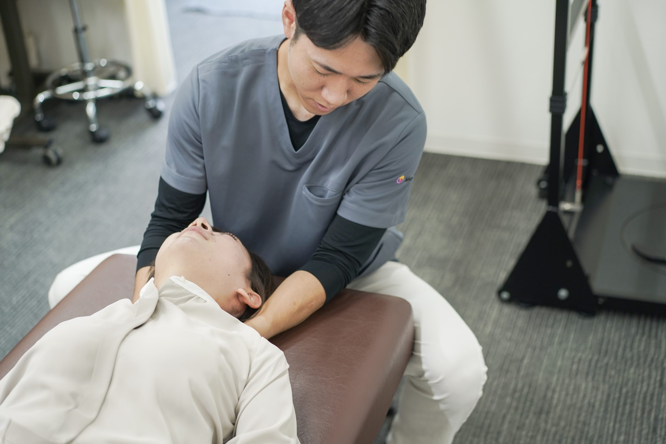 CUREPROの首周り神経アプローチ ステップ3