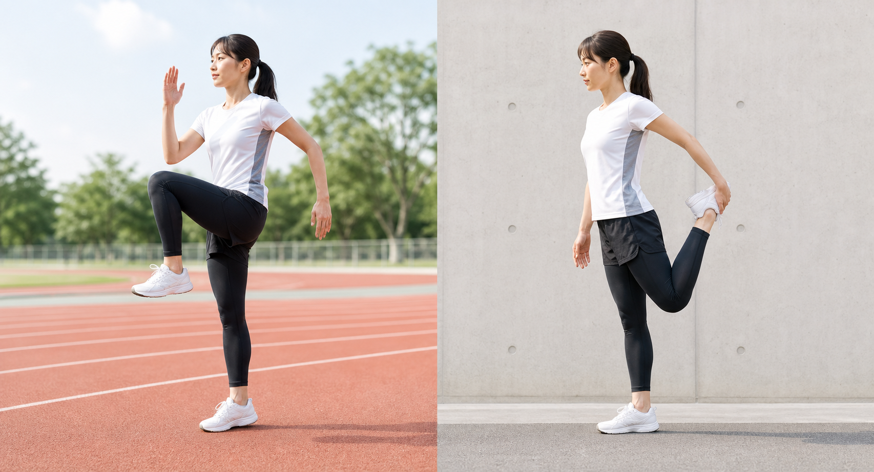 陸上 ストレッチ 動的 静的 違い 練習前 練習後