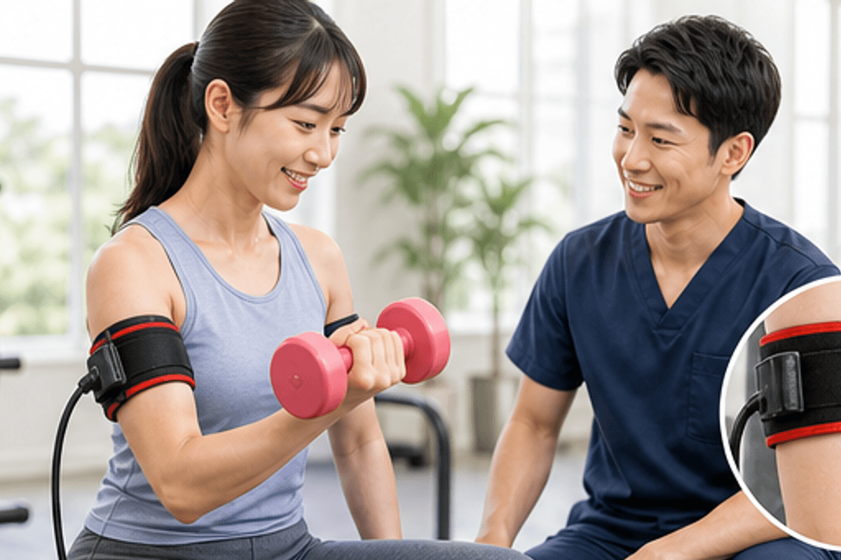 加圧トレーニングとは｜日本発・世界が注目を図解した加圧トレーニングとはの説明画像