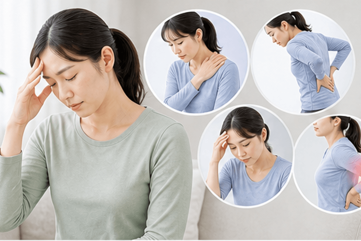 整体後の不調と好転反応の関係を最初に整理するを図解した整体の好転反応とはの説明画像