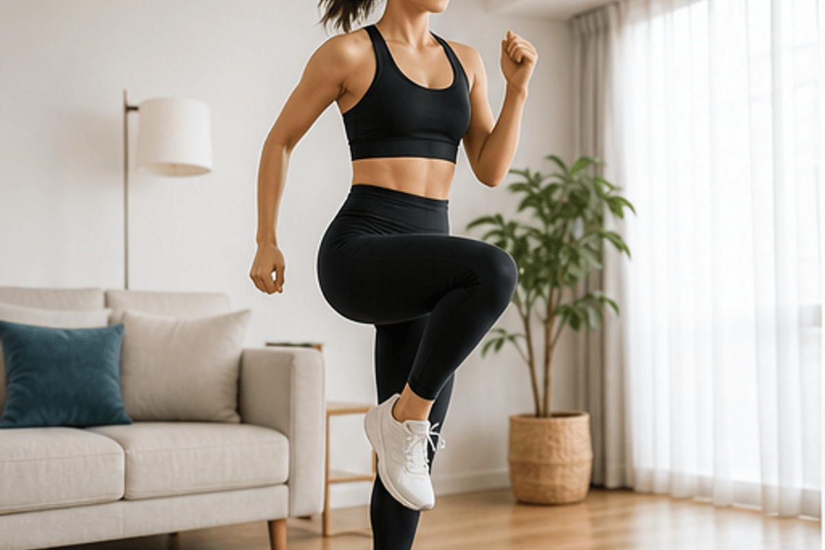 なぜ「HIIT・高強度運動」が短時間で最大消費なのかを図解した室内でできる高カロリー消費運動の説明画像