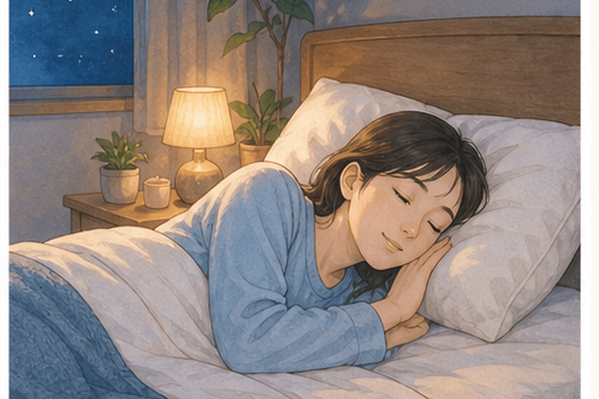 なぜ「睡眠の質」が重要なのかを図解した快適な睡眠をとる方法の説明画像
