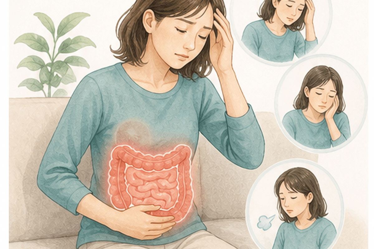 リーキーガット症候群とは｜「腸漏れ」のメカニズムを図解したリーキーガット症候群とはの説明画像