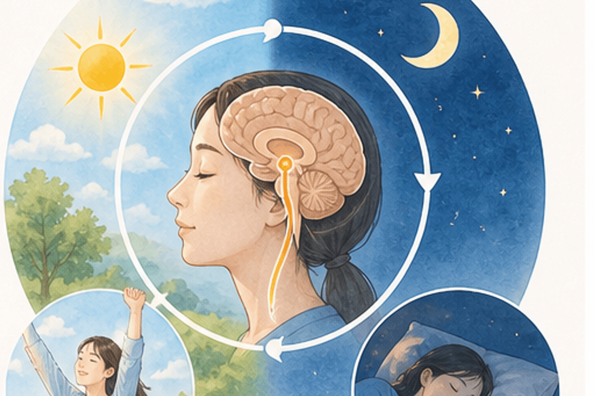 睡眠の科学｜90分サイクルと黄金の90分を図解した快適な睡眠をとる方法の説明画像