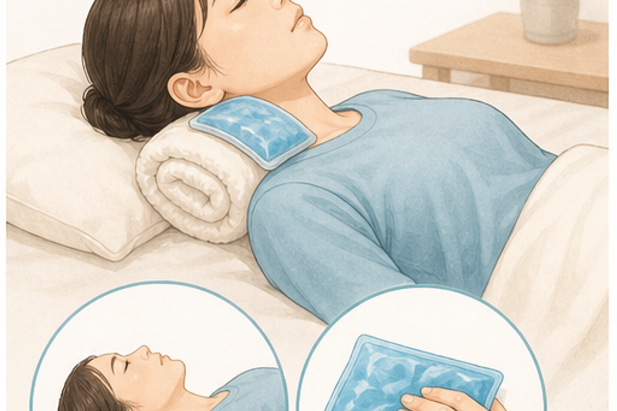 寝違えとは何か：痛みの正体と起こる仕組みを図解した寝違えの治し方の説明画像