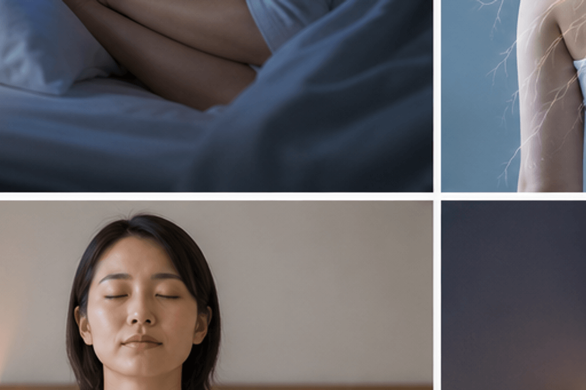 ストレス性不眠セルフチェック15項目を図解したストレスによる不眠症のセルフチェックの説明画像