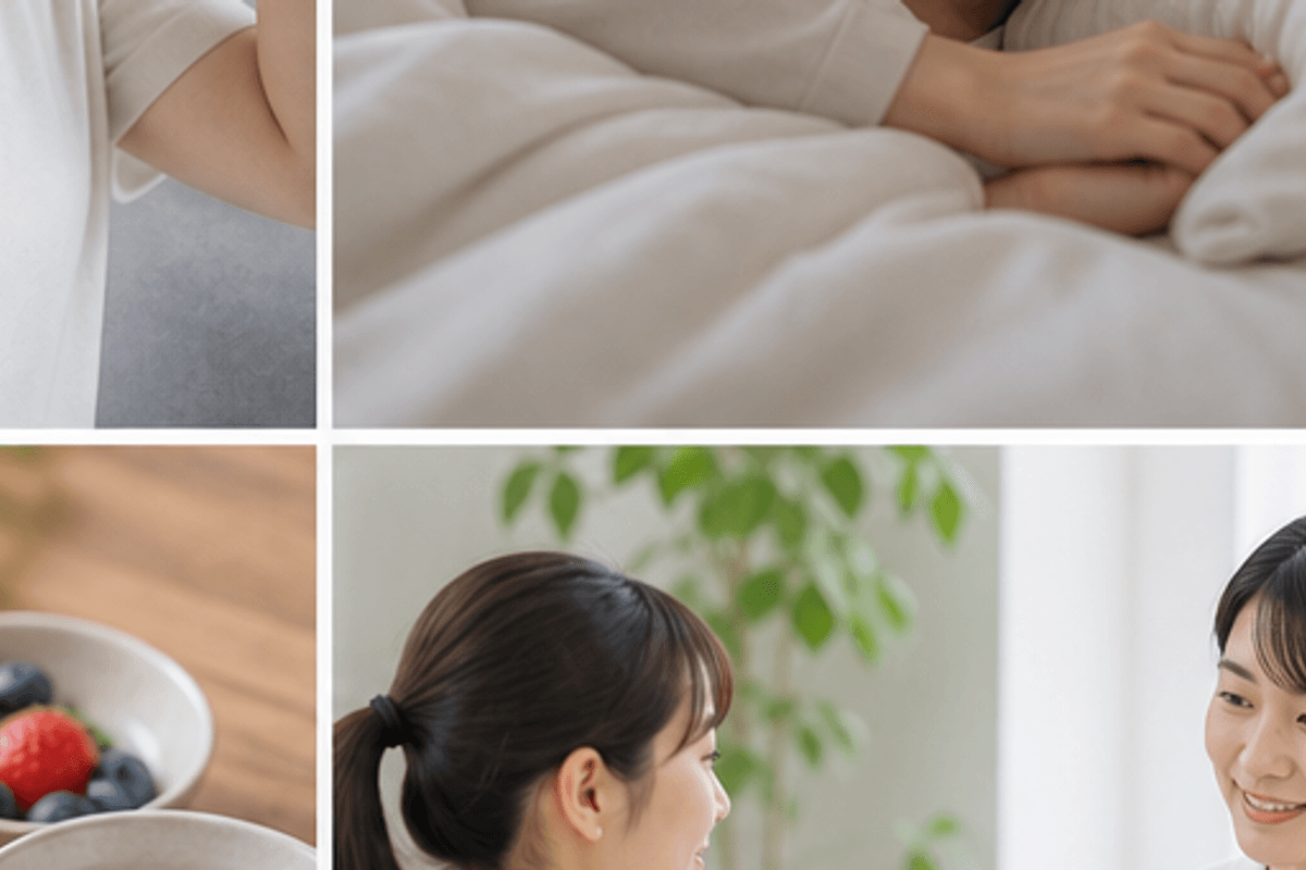 自律神経の乱れによる20の症状を図解した体調を崩しやすい人の特徴の説明画像