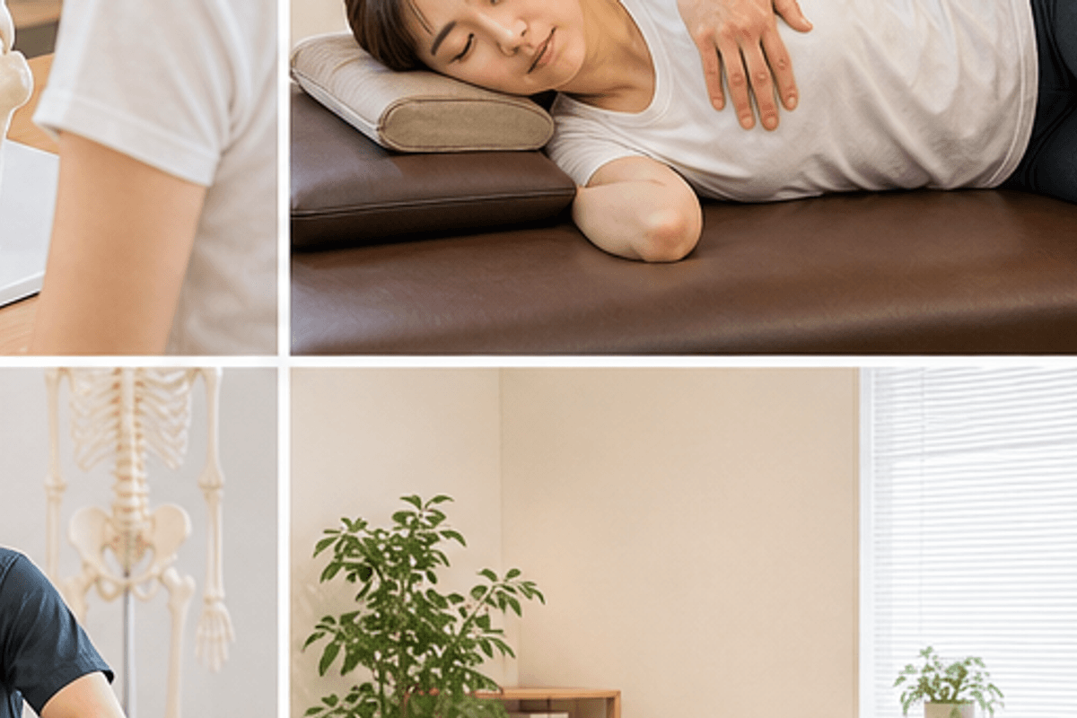 CUREPROの整体哲学｜「構造×症状」の両軸アプローチを図解したCUREPROの整体とはの説明画像