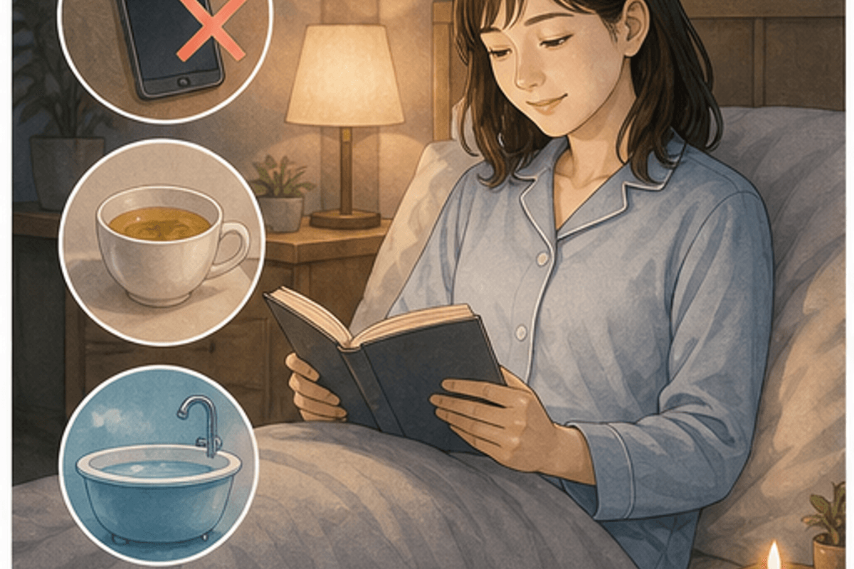 自分に最適な睡眠時間の見つけ方を図解した健康のための睡眠時間の説明画像