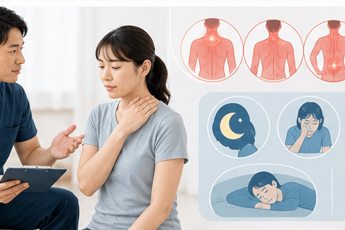 揉み返しの原因5つを図解した揉み返しとは何かの説明画像