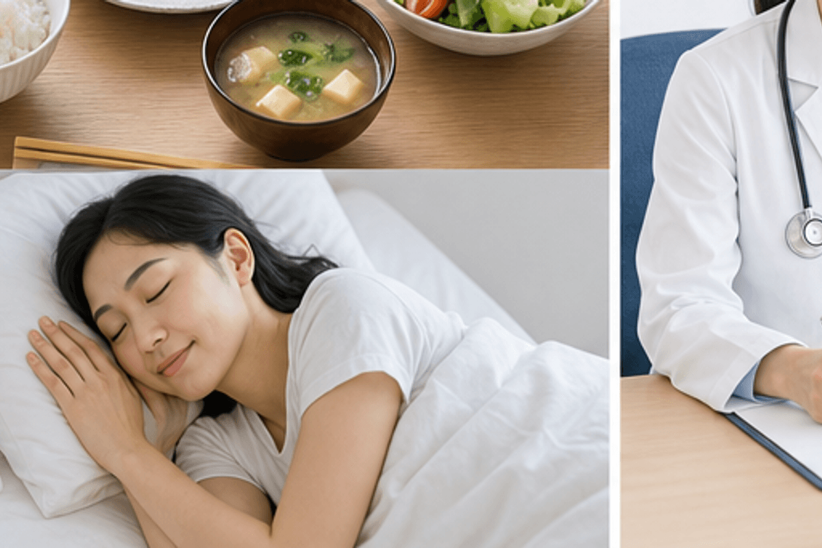 健康の3つの側面と三要素の関係を図解した健康の定義とは？WHOが定める3つの側面と健康維持の三要素を解説の説明画像
