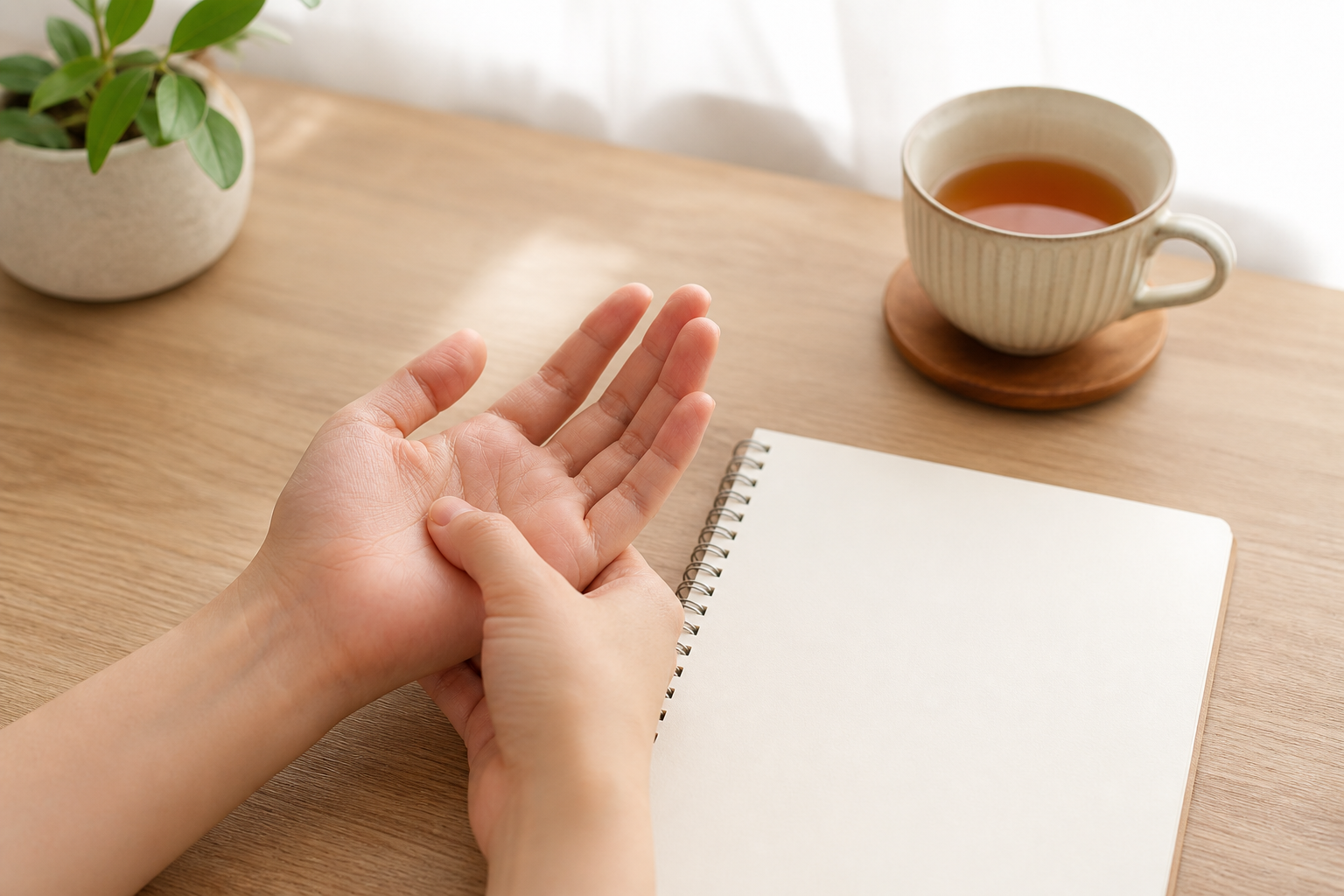 手のツボについてよくある質問を整理するイメージ