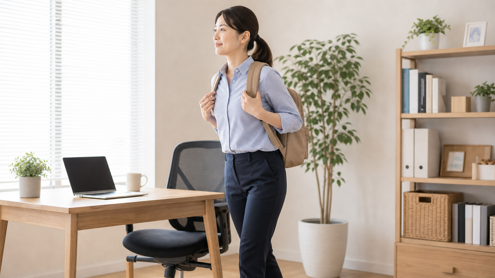 同じ姿勢や偏った負担を避けるイメージ