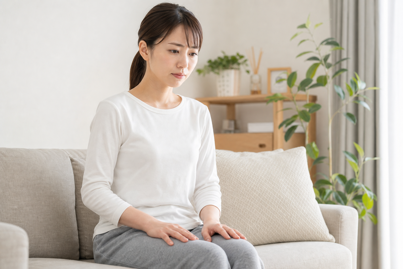 横隔膜の痛みで避けたいNG行動のイメージ