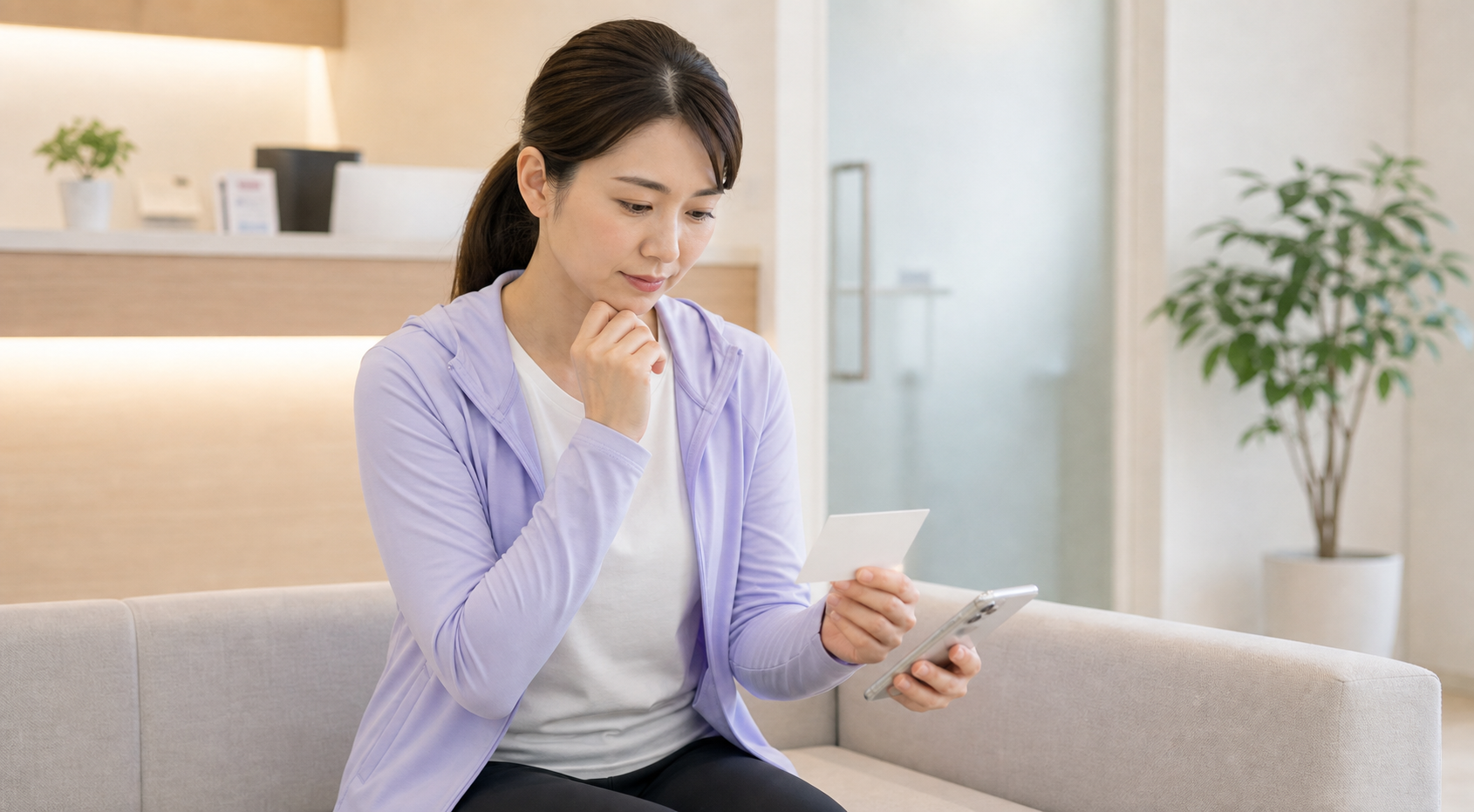 胸の違和感で医療機関への相談を考えるイメージ