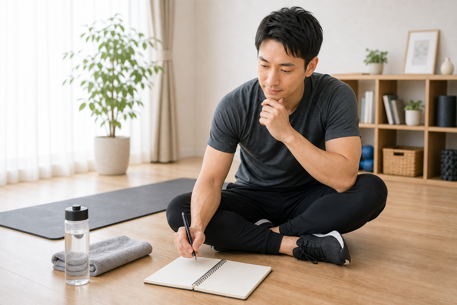背中の筋トレについてよくある質問を整理するイメージ