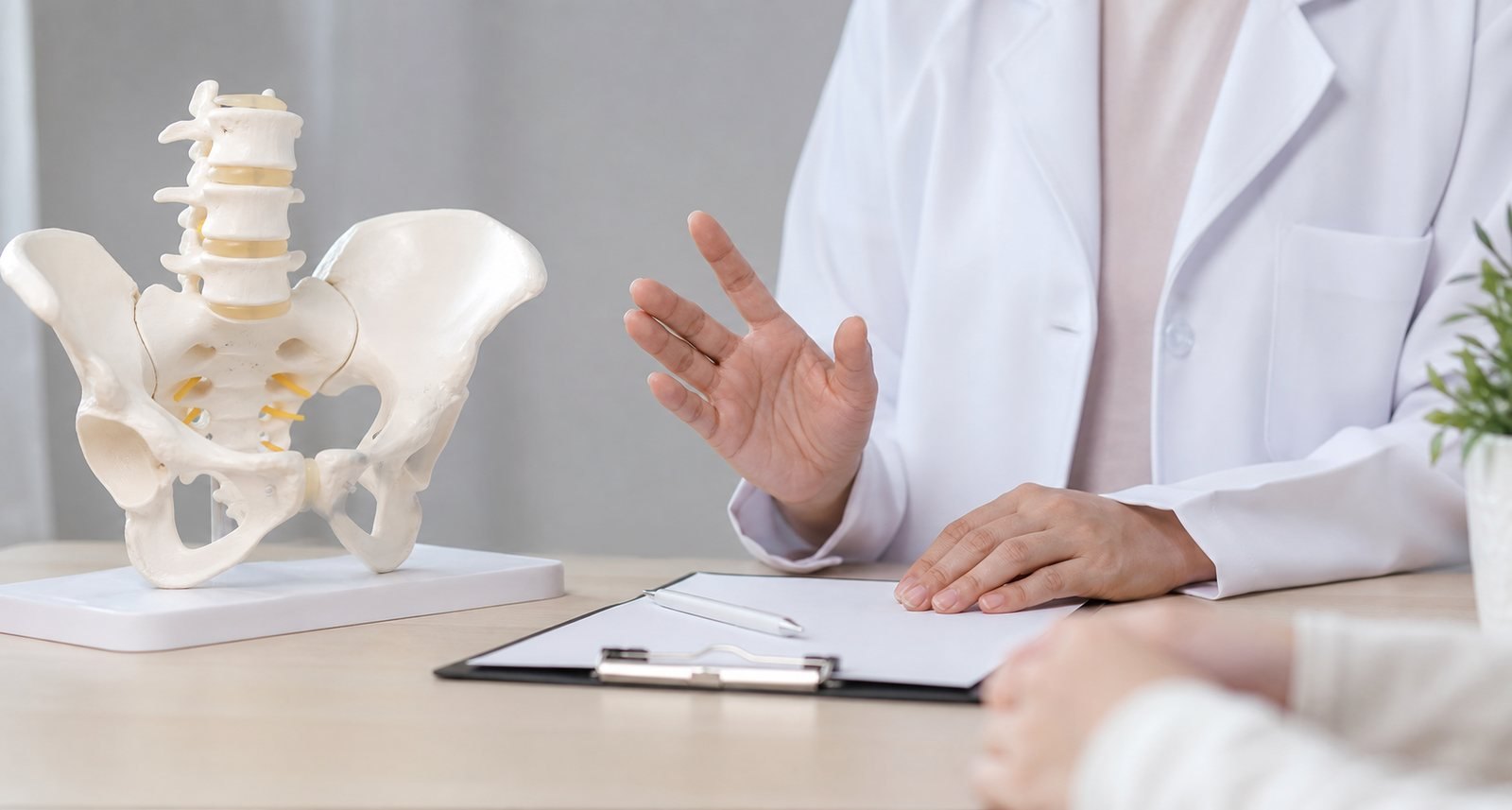 左腰の痛みで病院受診を考えたい危険なサインのイメージ