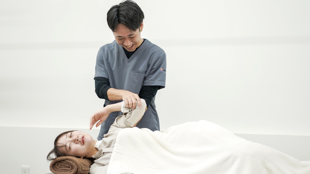 CUREPROで呼吸と体幹が働きやすい状態を確認するイメージ