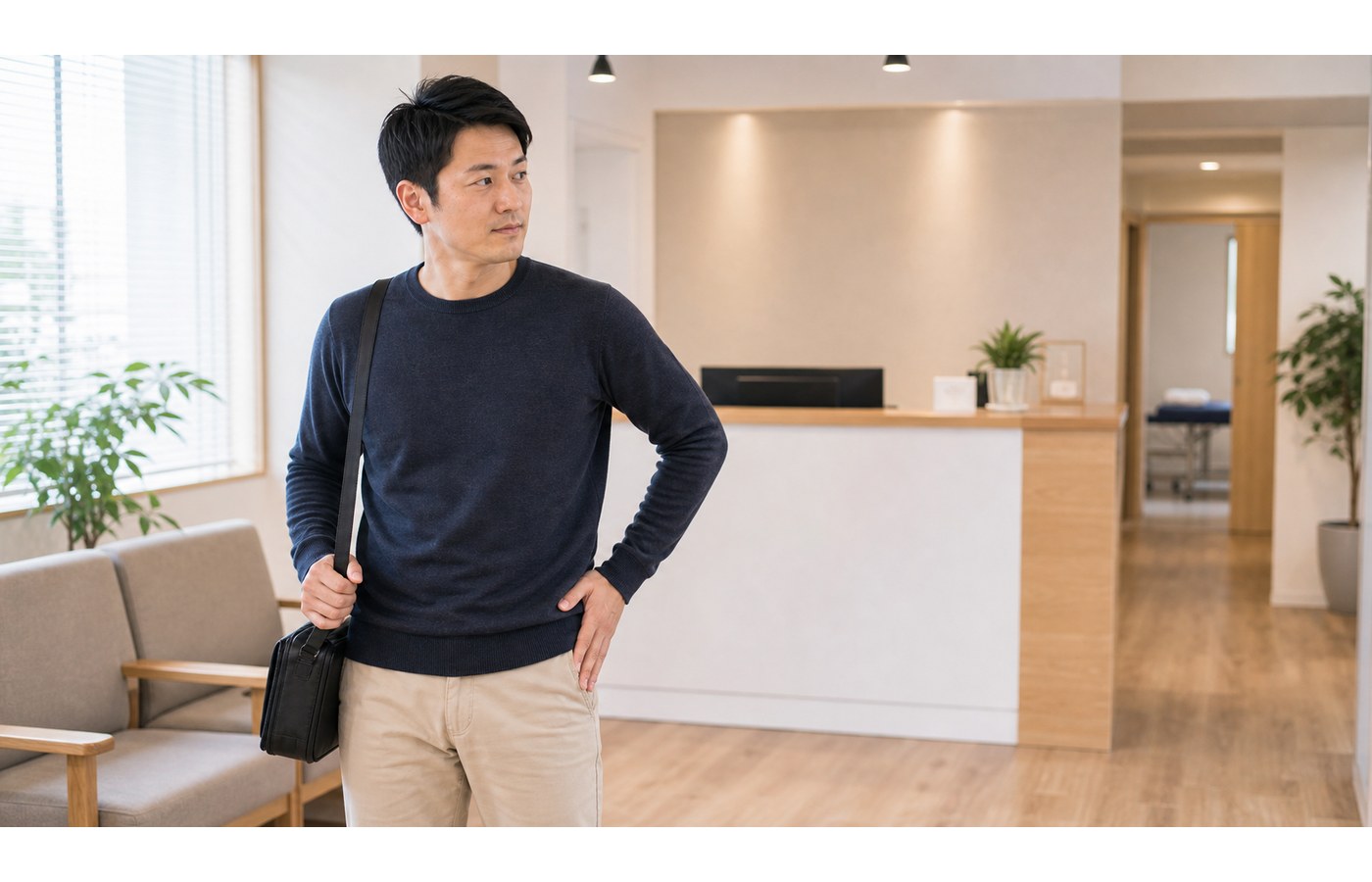 鼠径部の痛みについて相談先を考えるイメージ