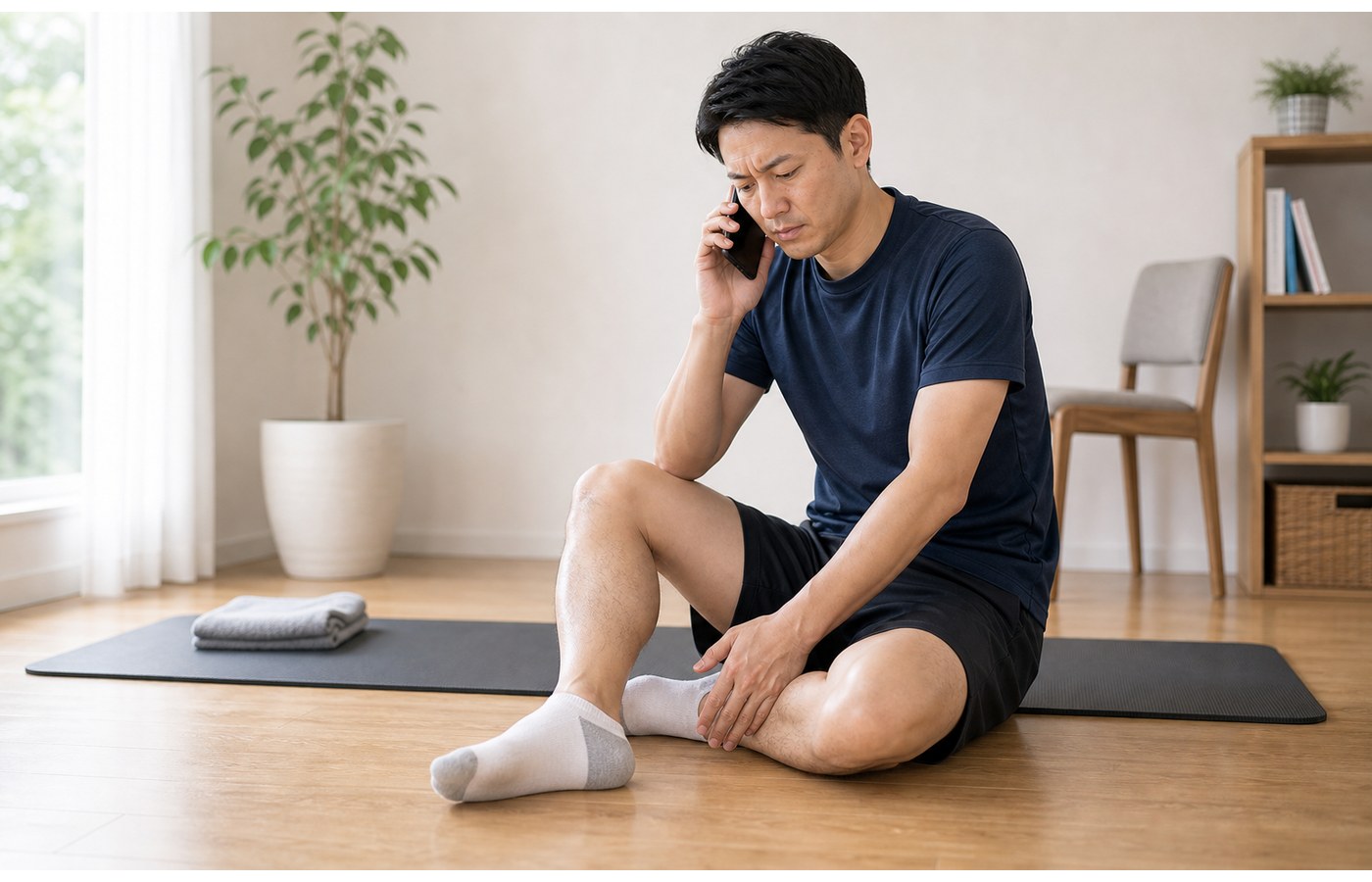 しびれが強いときは無理せず相談するイメージ