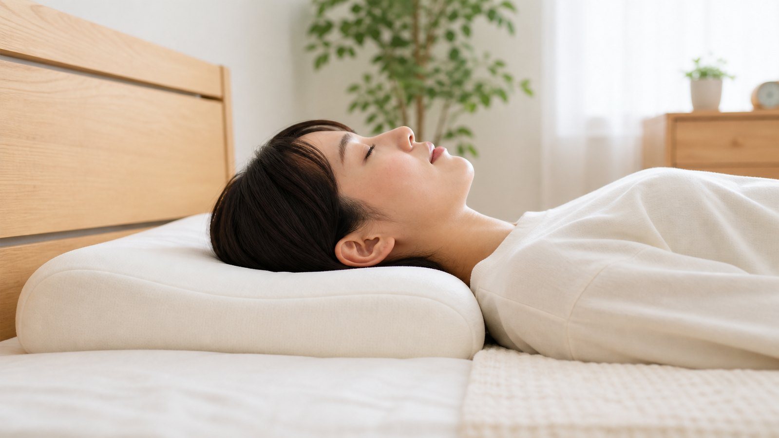 強く痛むときは首を無理に回さないイメージ