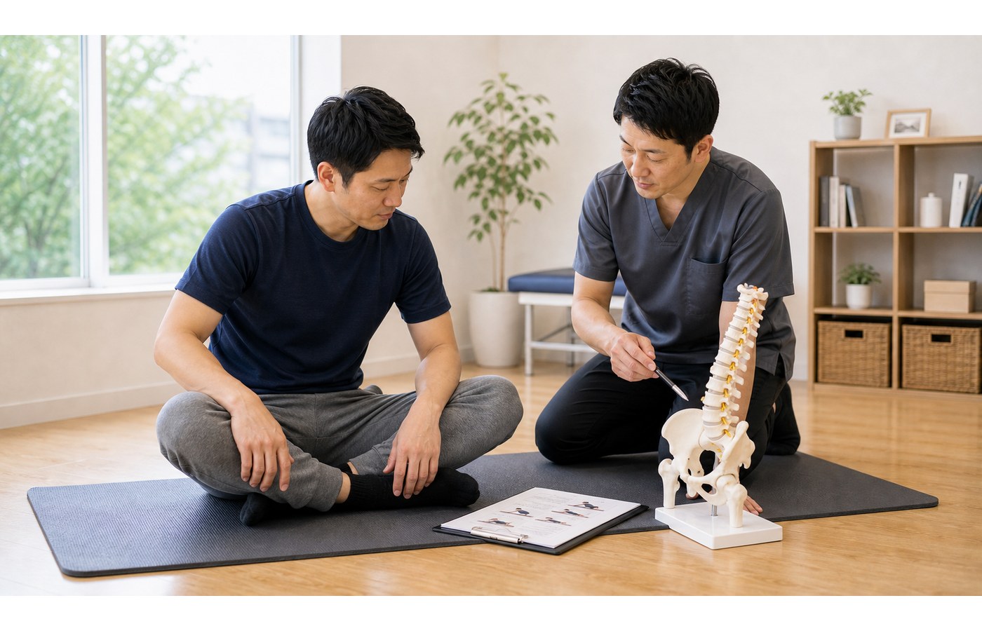 ヘルニアの痛みやしびれを放置せず計画的に向き合うイメージ