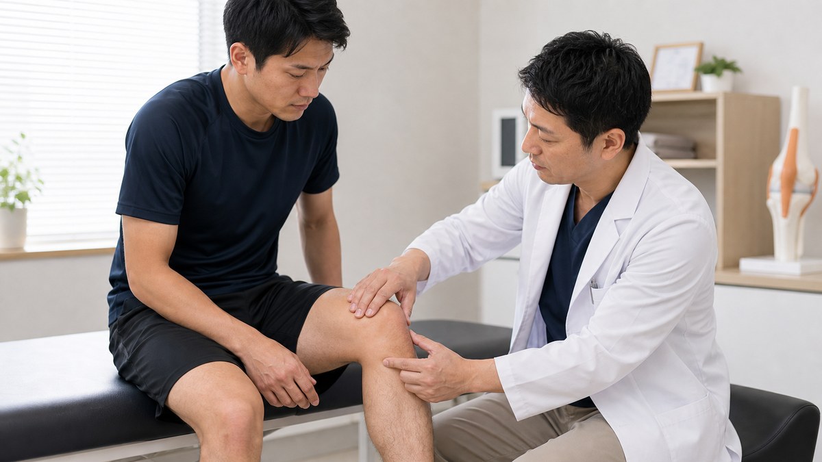 ジャンパー膝で整形外科への相談を考えるイメージ