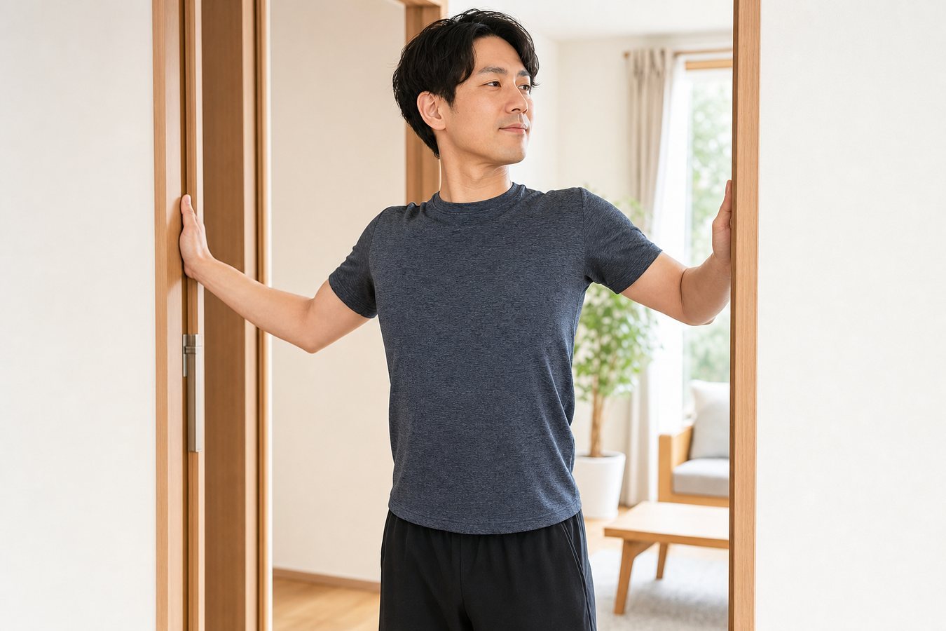 頭上での腕の使い方を見直すイメージ