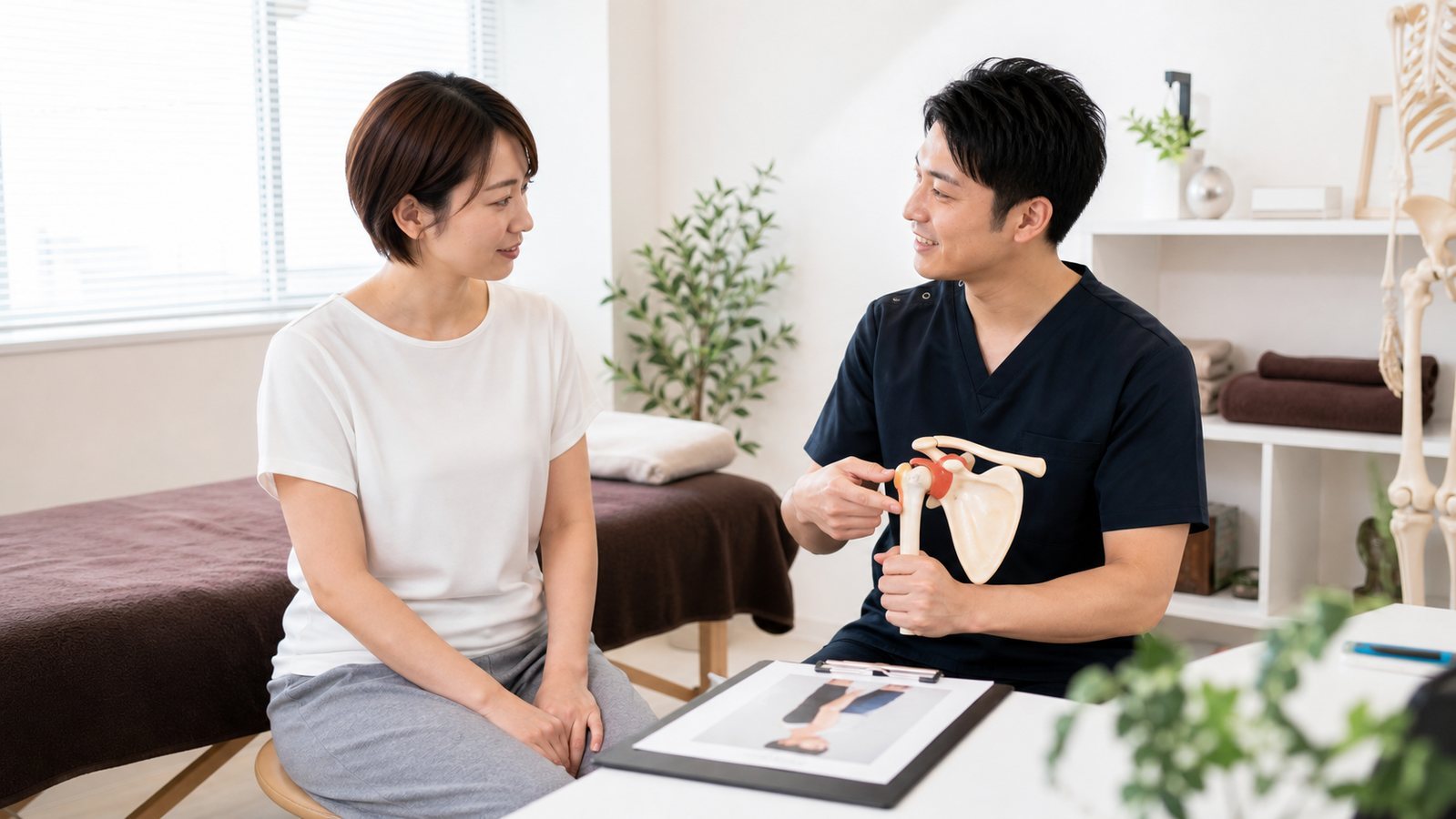 肩甲骨の痛みで見逃したくないサインを相談するイメージ