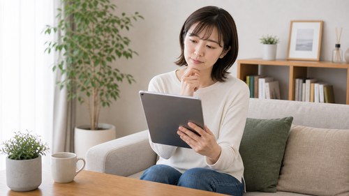 整体院を探す女性