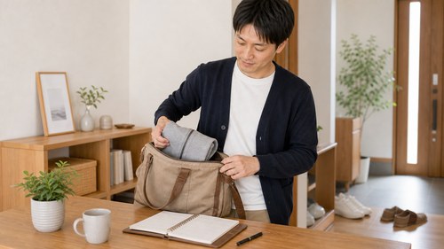 無理なく通い続ける予定を立てる男性
