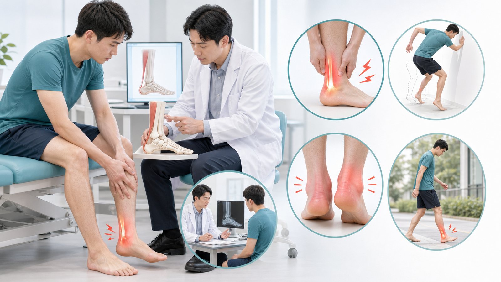 六町 足立区 アキレス腱周囲炎セルフチェック かかとアキレス腱の痛み