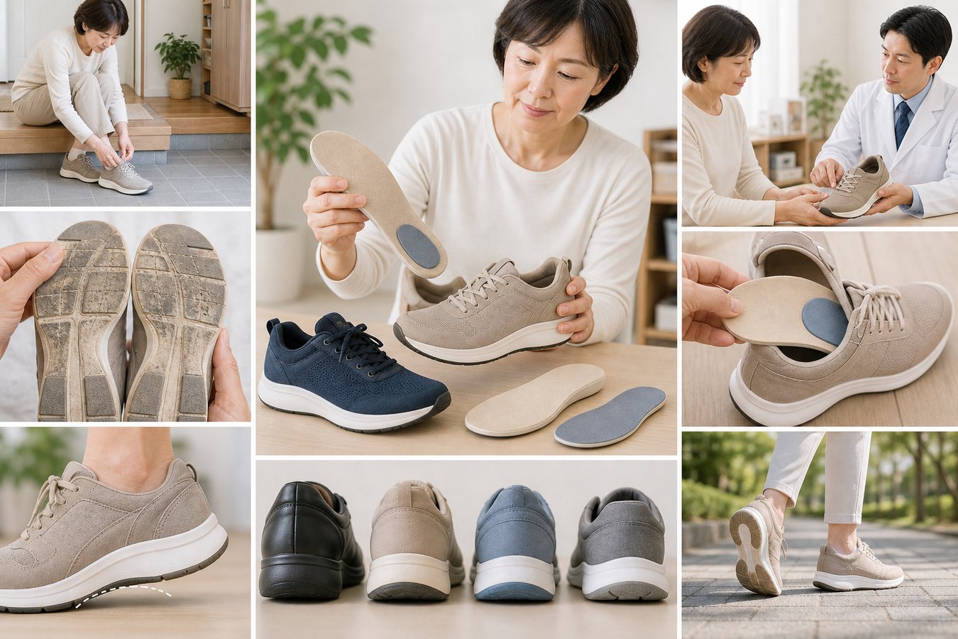 六町 足立区 かかとの痛みセルフケア 靴とインソールの見直し