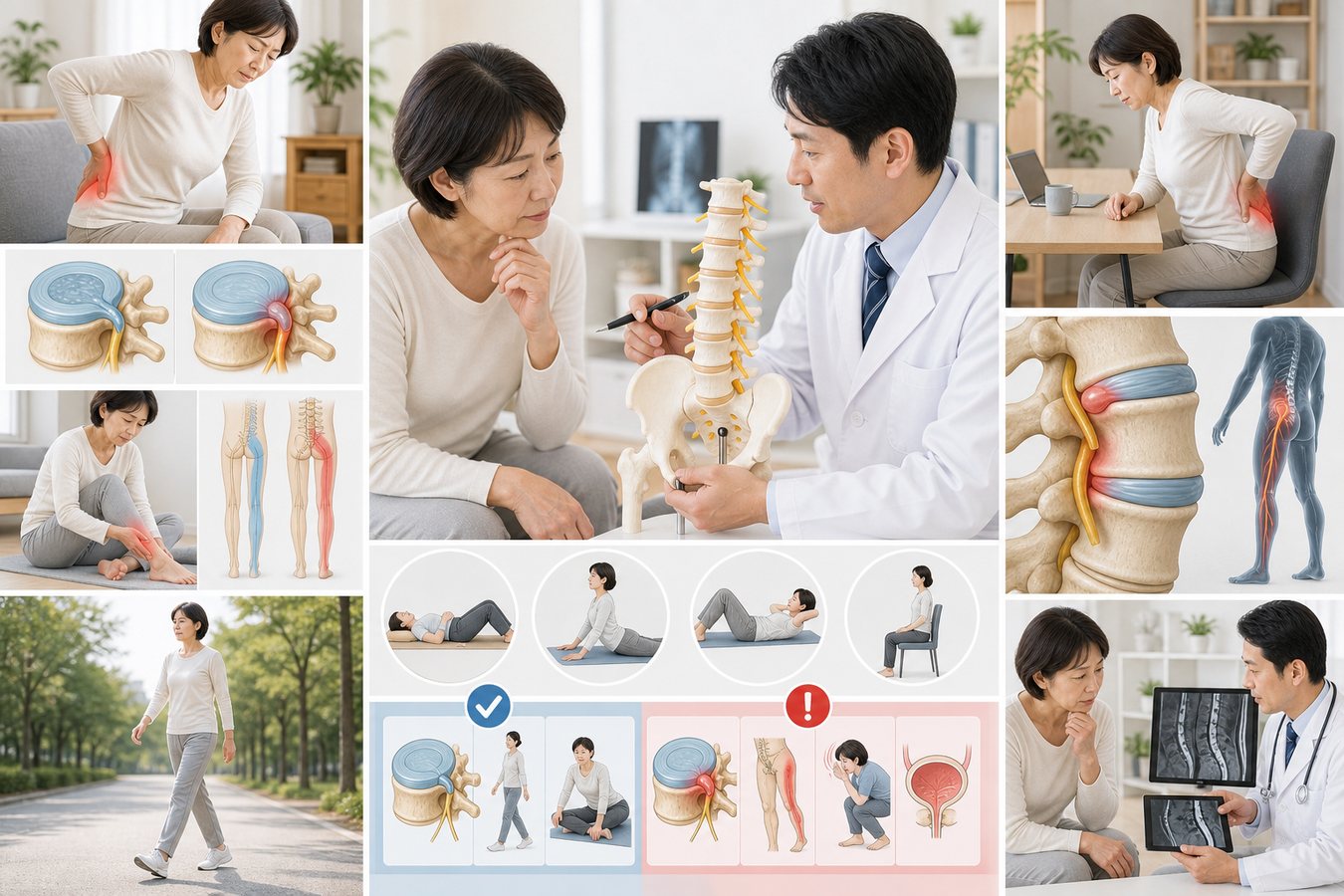 六町 足立区 腰椎ヘルニアとは 待てるタイプと待てないタイプ