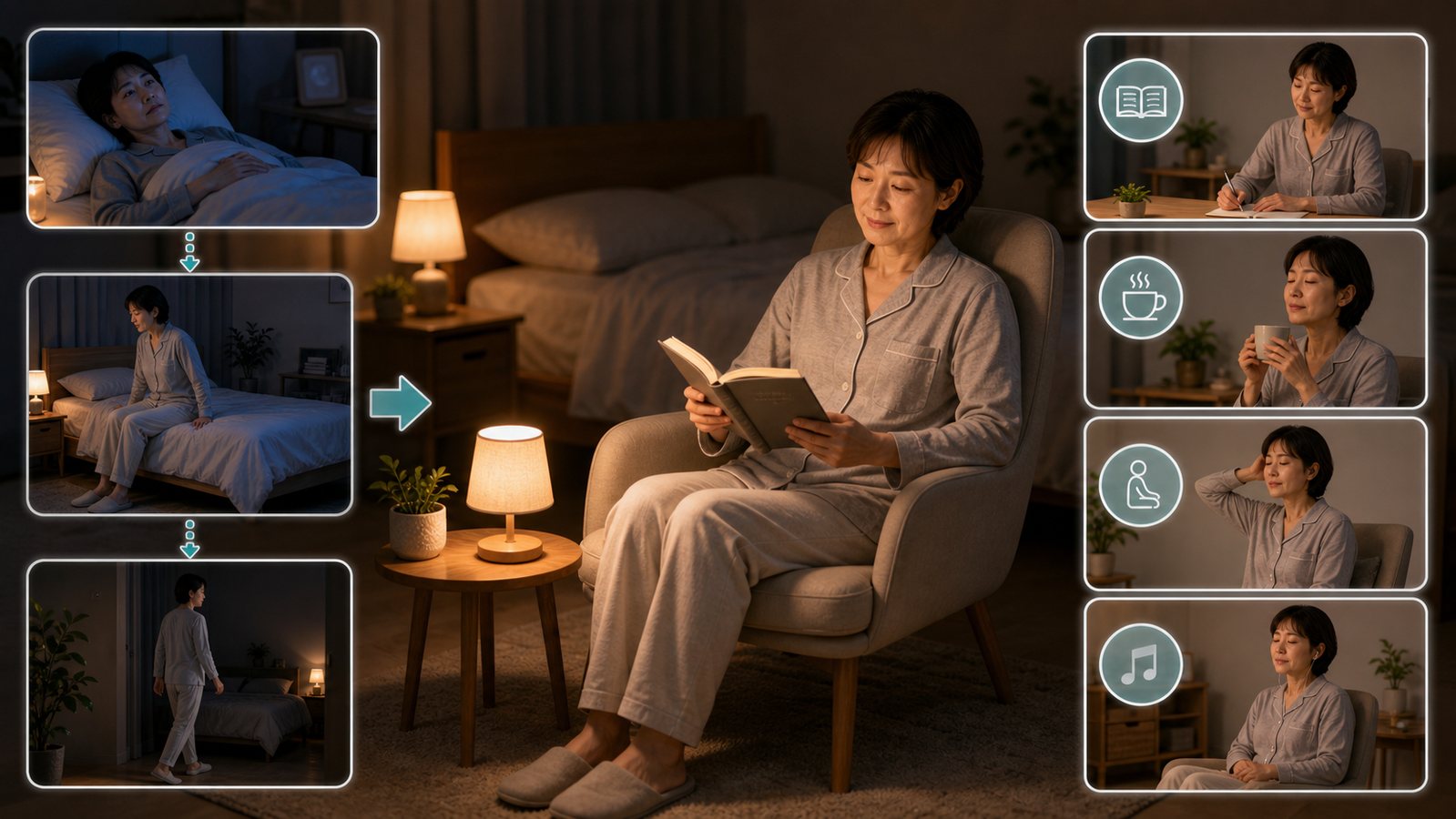 六町 足立区 不眠症セルフケア 眠れない時は布団から出る