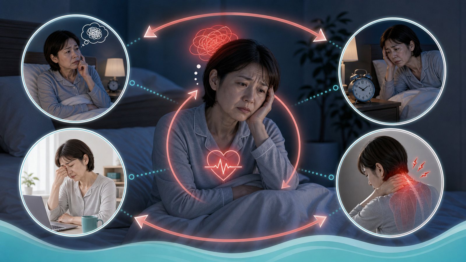 六町 足立区 不眠症を放置した眠れない不安が不眠を育てる悪循環