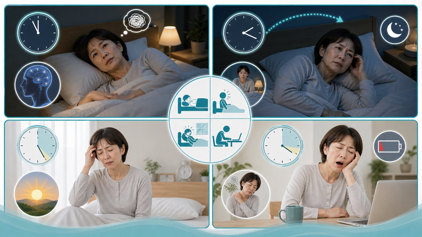 六町 足立区 不眠症とは 4つの不眠タイプと眠れない状態