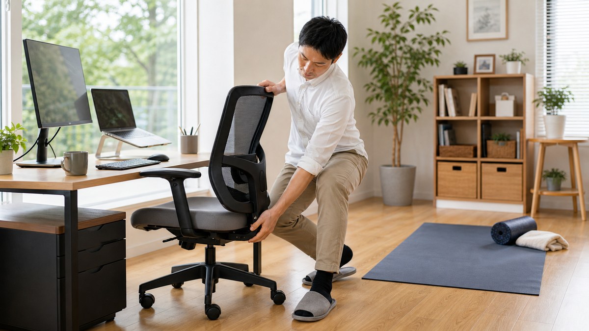 梨状筋症候群と向き合いながらお尻に負担をかけにくい生活習慣を整えるイメージ