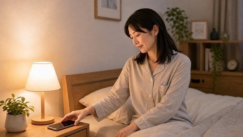 頚椎椎間板ヘルニアのセルフケアとして枕の高さを見直すイメージ