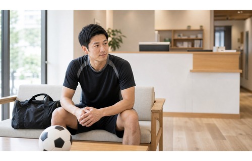 鼠径部痛症候群についてスポーツ後の不調を相談するイメージ