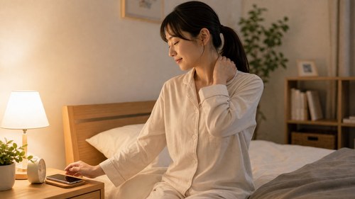 自律神経の乱れを放置して生活リズムが乱れるイメージ
