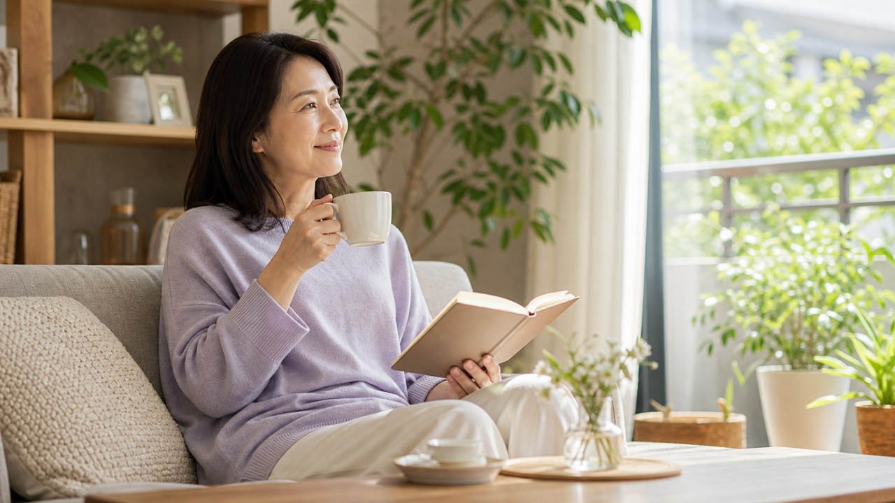 更年期の不調と向き合い自分らしく過ごす毎日を目指すイメージ