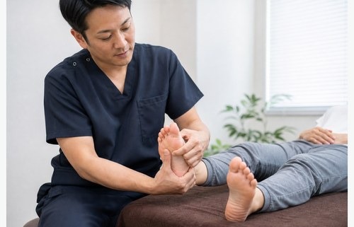 草加で土踏まずの低下や足の疲れに悩む方のイメージ