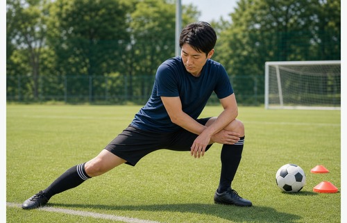 内ももや股関節まわりを無理なくストレッチするイメージ