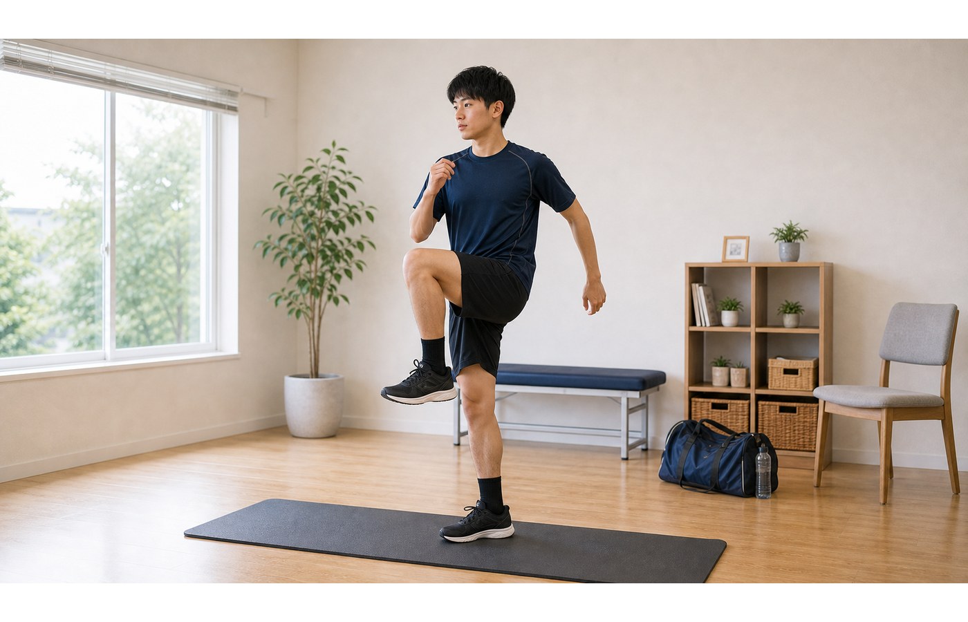 整形外科の許可を得て段階的にスポーツ復帰するウォームアップ