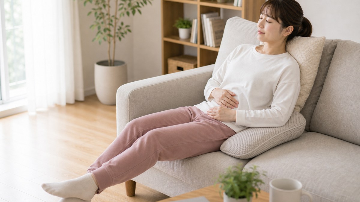 産後の股関節痛がある時に体をいたわり休むセルフケア