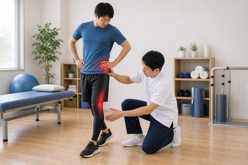 半月板損傷のセルフチェックイメージ