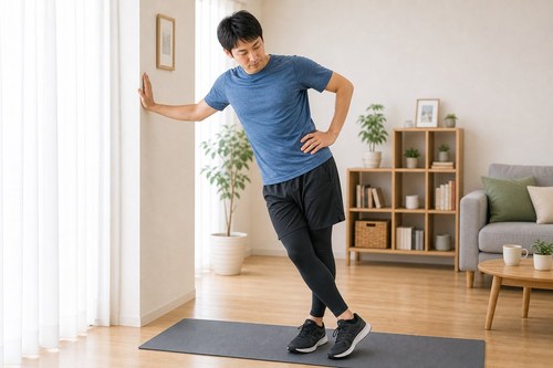 スポーツ動作で膝に負担がかかるイメージ
