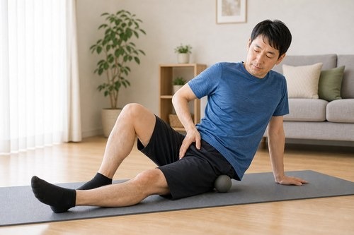 膝にやさしいランニングフォームを見直すイメージ